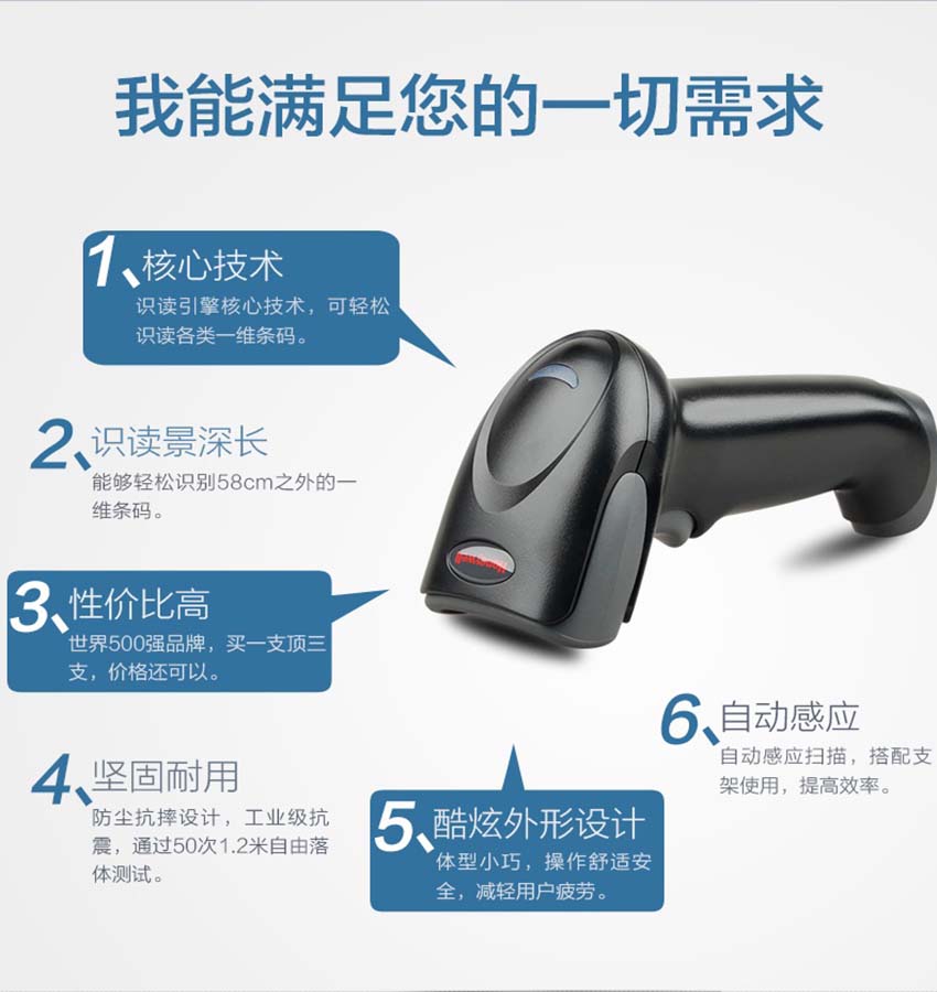 Honeywell 1250g激光條碼掃描器特點(diǎn)