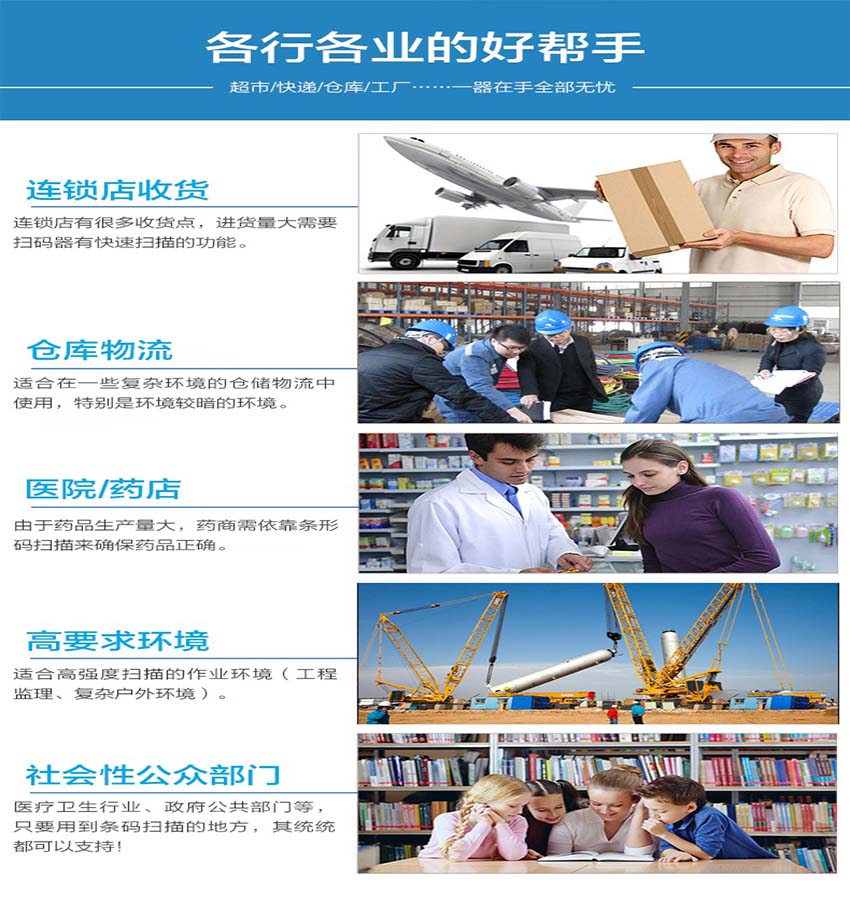 Honeywell Voyager 1202g 無線單線激光掃描器應用場景