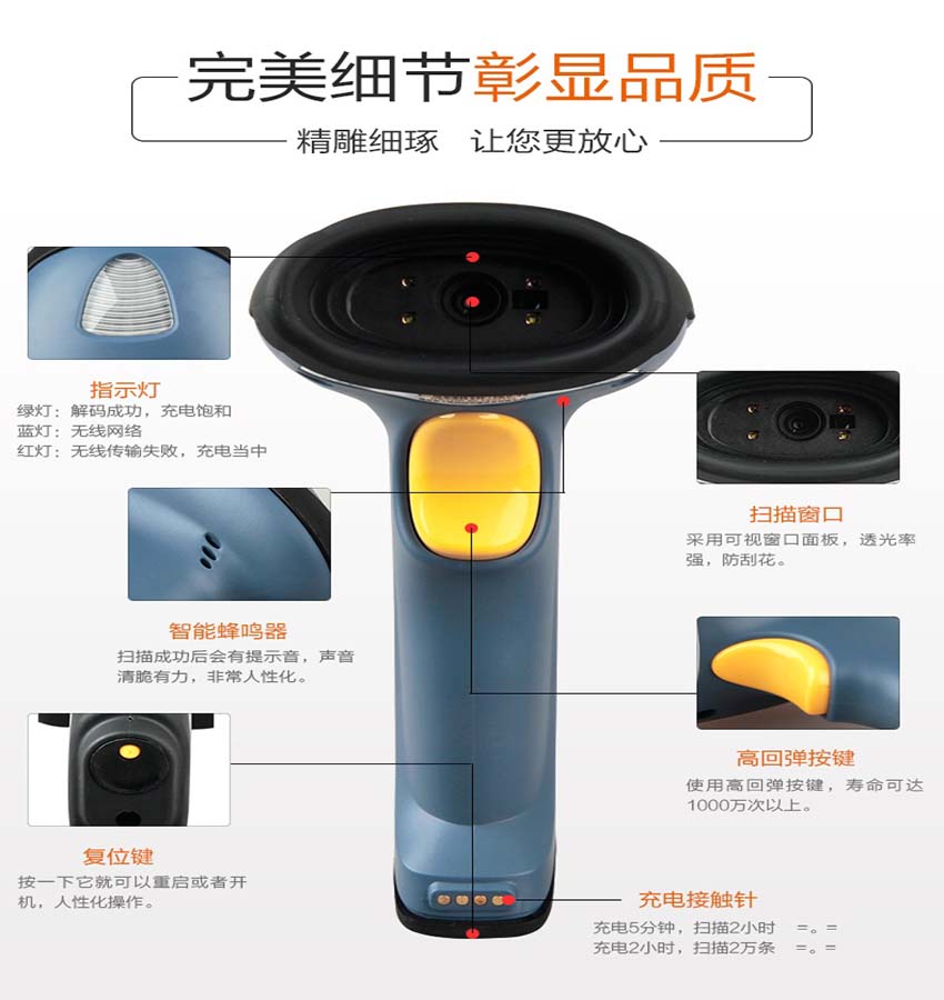 新大陸NLS-HR32二維無線條碼掃描器特點(diǎn)